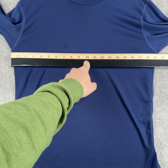 Vintage Patagonia Capilene Shirt Mens Large Blue Long Sleeve Base Layer USA 90s - Picture 7 of 16